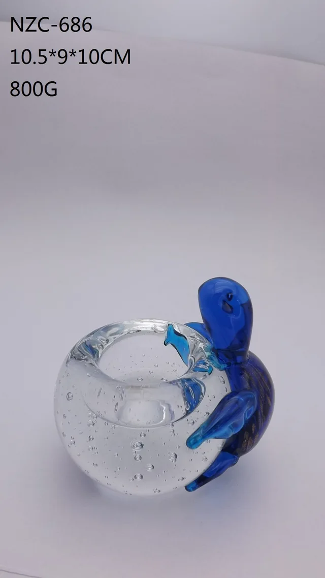 Glass Candleholder