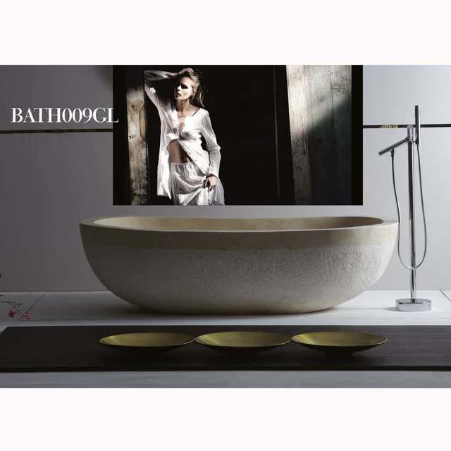 BATH009GL Bathtub in Natural Marble