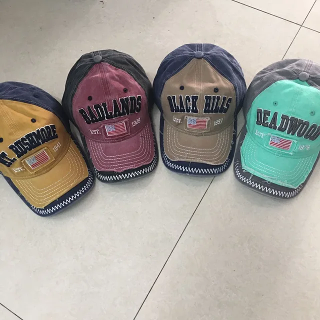 100% dry cotton patch embroidery caps