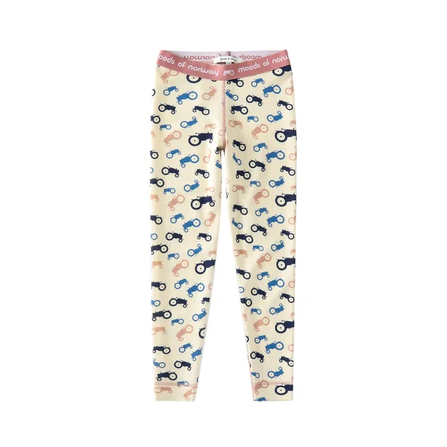 Merino wool Children print longs / wool / merino