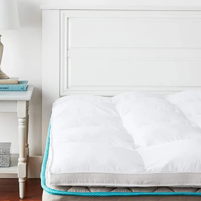 High Quality Down Cotton Mattress Topper Pillowtop Bed Mattress Topper
