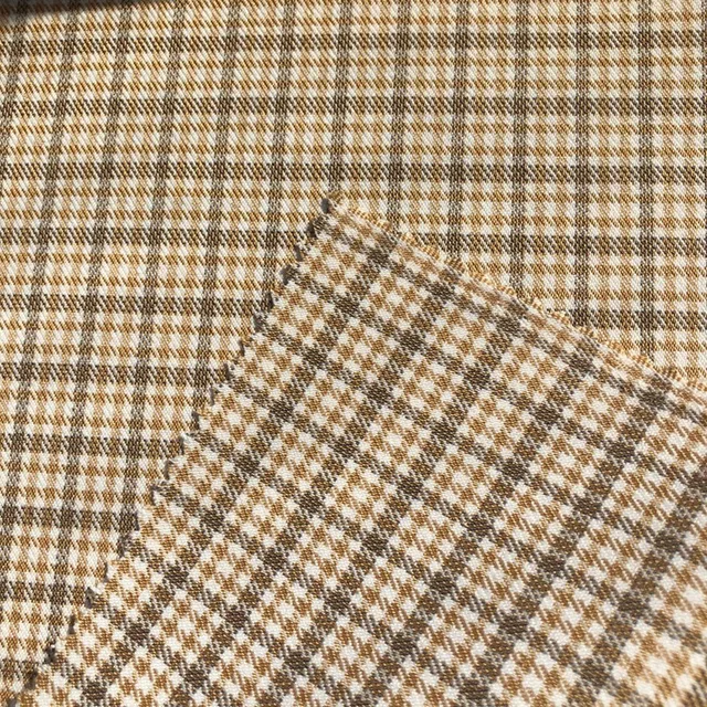 Elastic Plaid Fabric