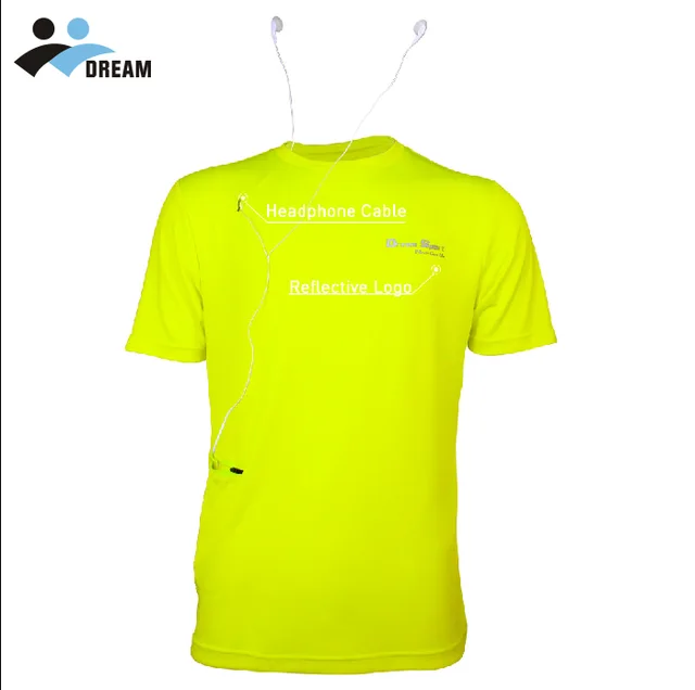China wholesale sublimation print scoop oversized tshirt with headphone hole eye