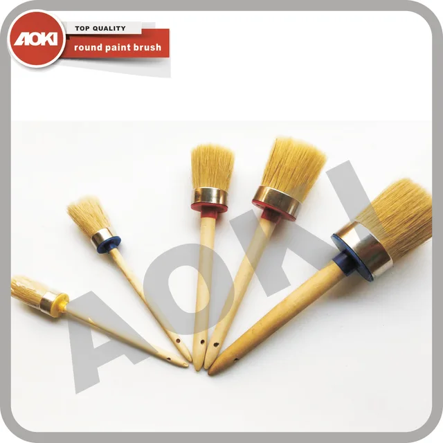 Round paint brush