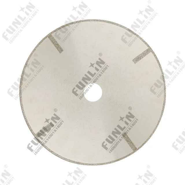 Electroplated diamond blade