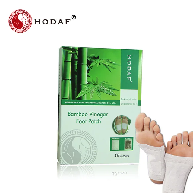 Bamboo vinegar foot pads