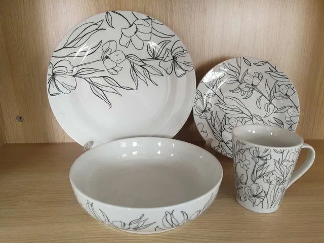 Decal dinner set 16pcs