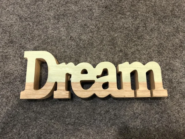 Wooden letters