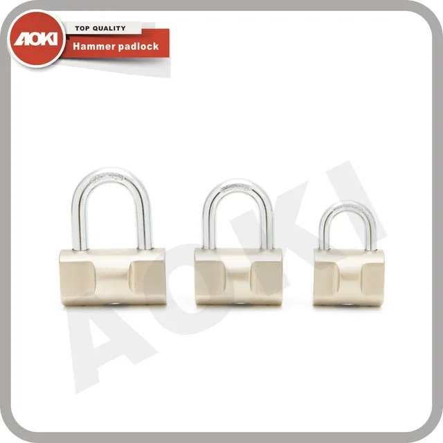 Hammer padlock