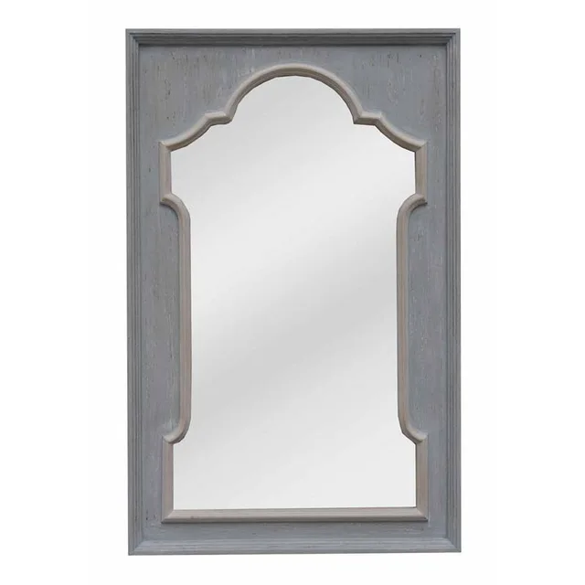 Pale grey and house cream frame with flat mirror