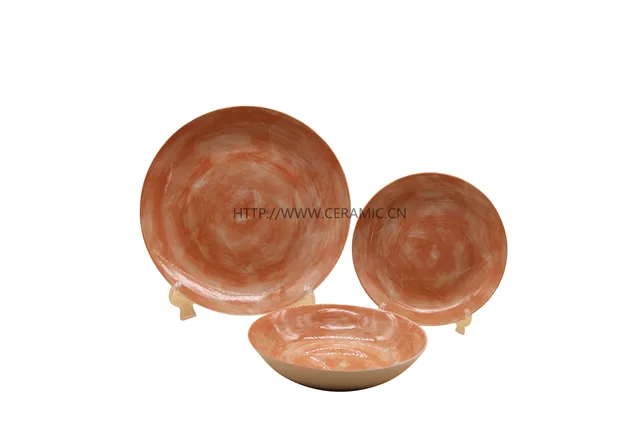 Pad printing porcelain dinner set
