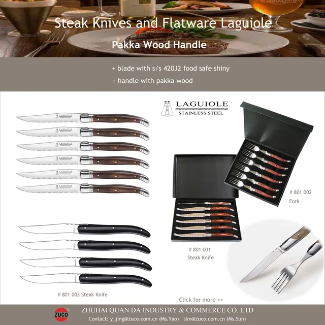 Steak Knives and Flatware Laguiole
