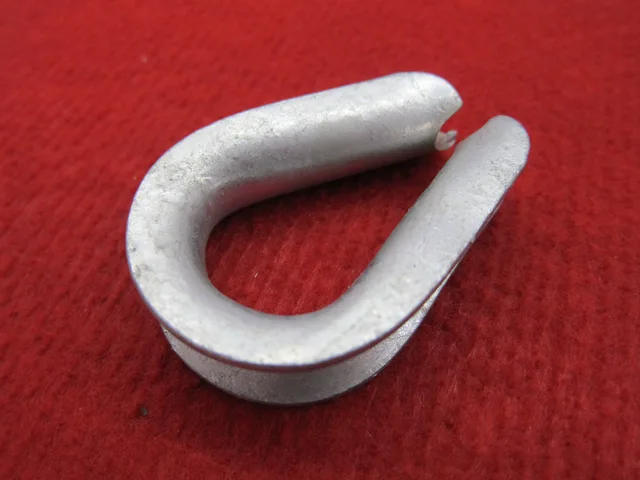Extra Heavy Wire Rope Thimbles, H.D.G.