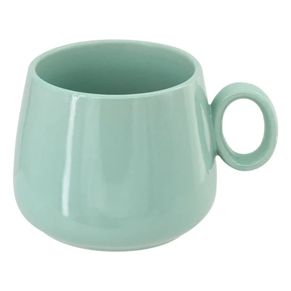 Tapered Macaroon Colors Ceramic Coffee Mug
