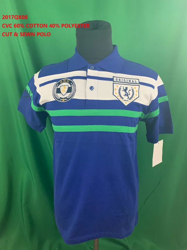 2017qx08 Cvc Cut & Sewn Polo