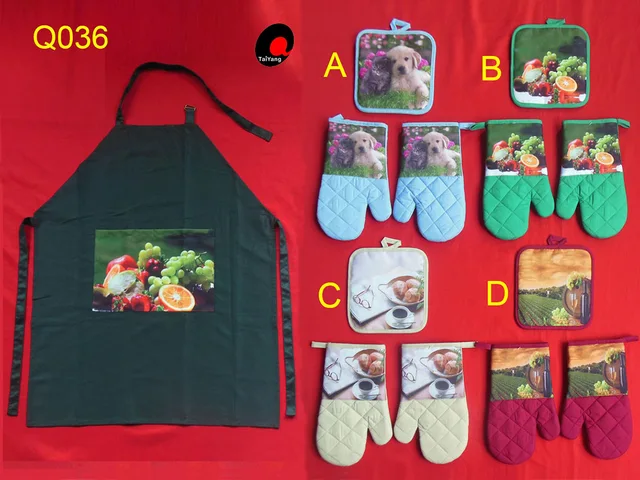 Oven mitt/potholder/apron