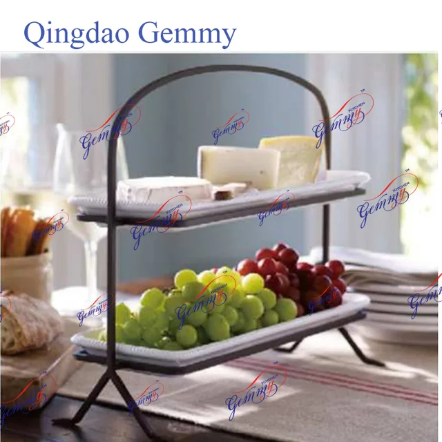 Ceramic cake plate