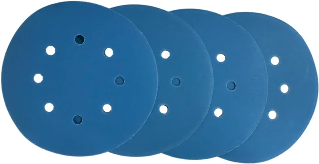 Blue alumina film sandpaper car paint special