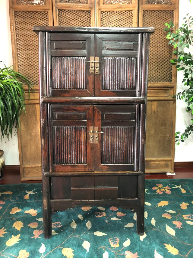 Wooden furniture/ antique furniture / solid furniture/ elm furniture/antique wooden Chinese 4 doors cabinet