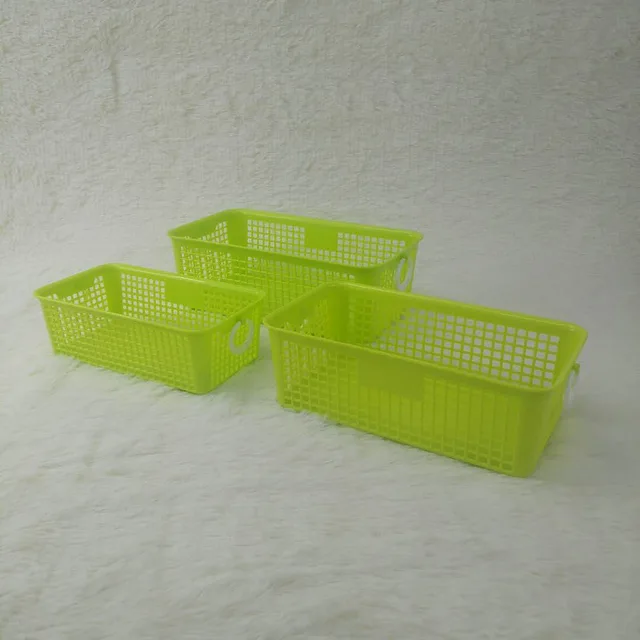 Plastic storage basket clear storage organizer home organizer