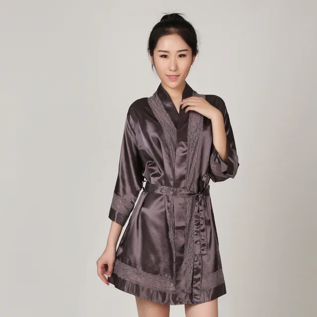 Satin Ladies Bathrobe