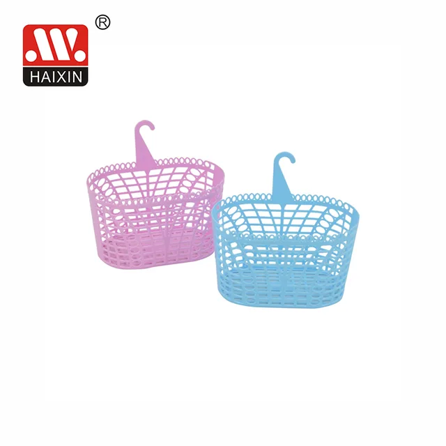 Plastic Storage Wall Storage Hanging Basket Basket Basket with Hook 12062