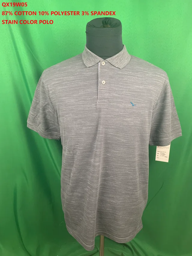 Qx19w05 Cvc Spandex Stain Color Polo