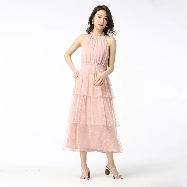 100%polyester Ladies' Dress