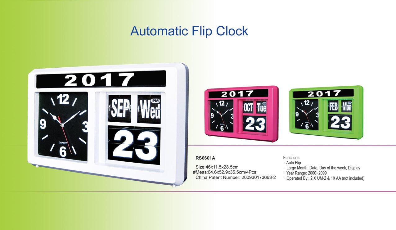 Filp clock