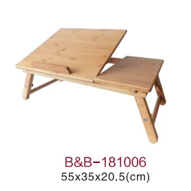 Bamboo notebook table