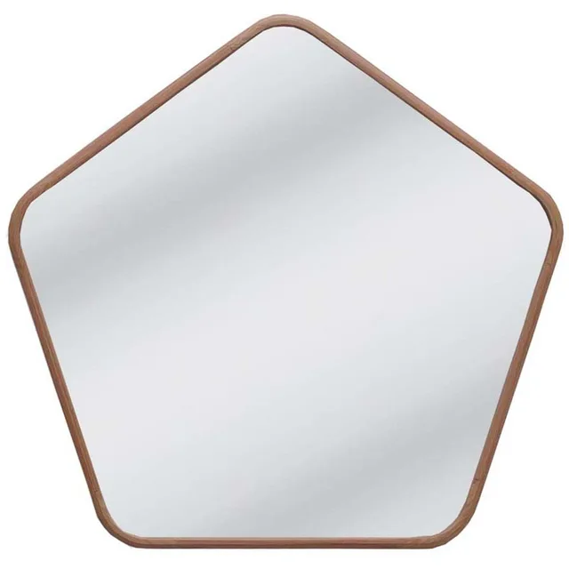 Natural oak frame with flat mirror