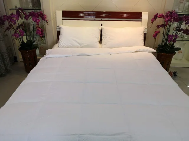 White Enbossed Duvet