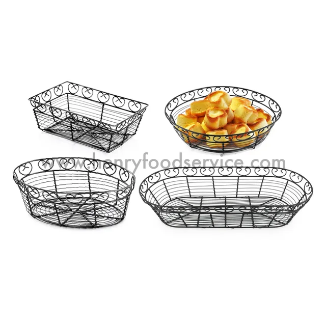 Bread/Fruit Basket Black Wire