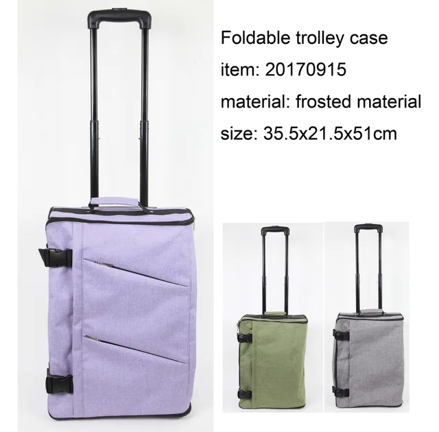 Foldable trolley case