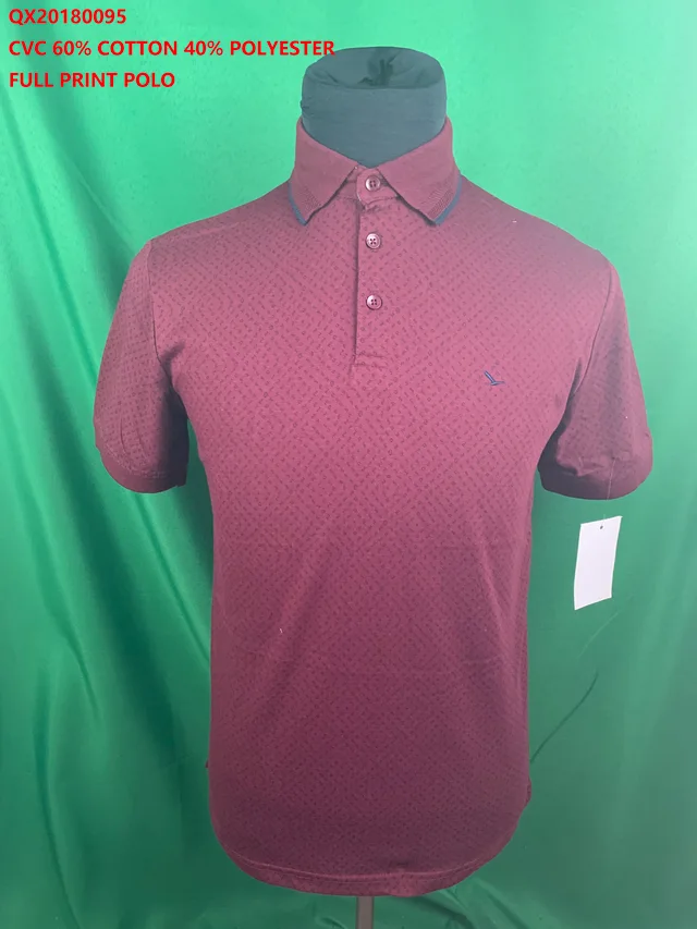 Qx20180095 Cvc Full Print Polo