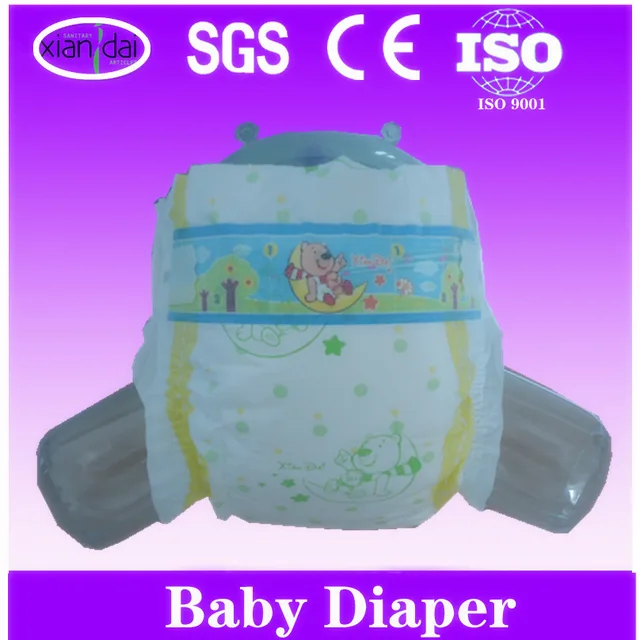 Cotton Backsheet Baby Diaper