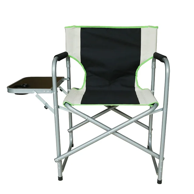 Director chair with side table
