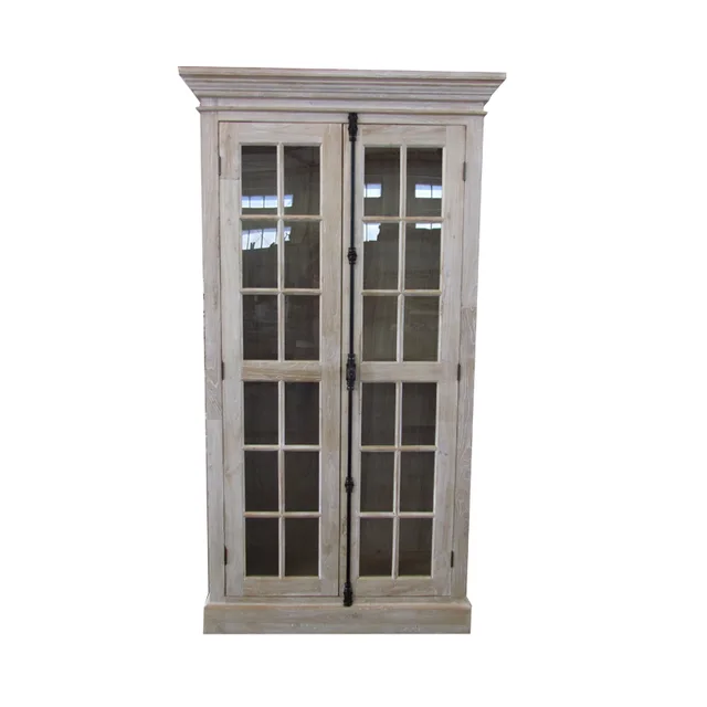 Recycled elm wood showcase