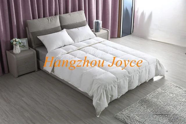 White duck down duvet