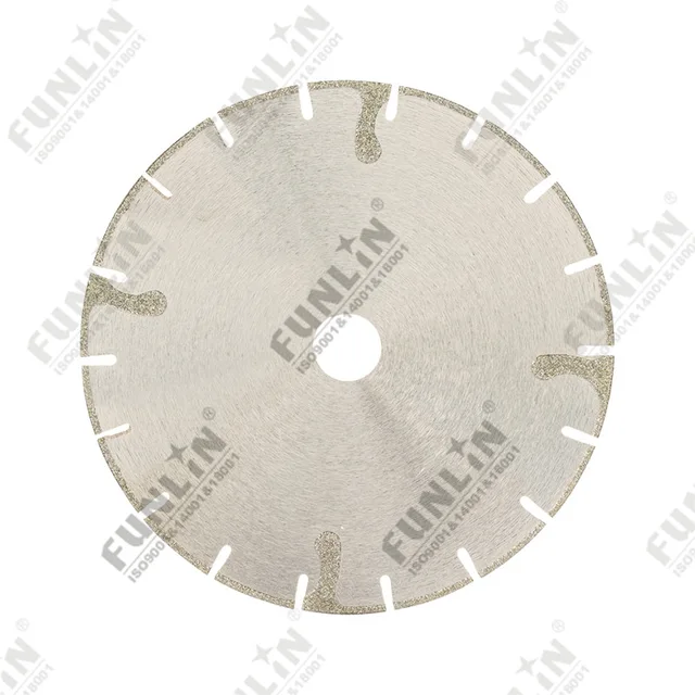 Electroplated diamond blade