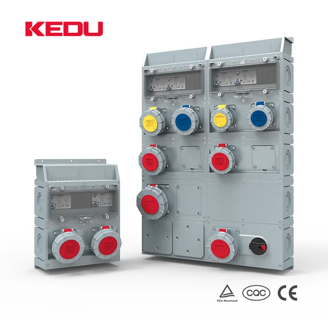 KEDU, Industrial Plug and Socket, Modular Combination, IP67 16A, 32A