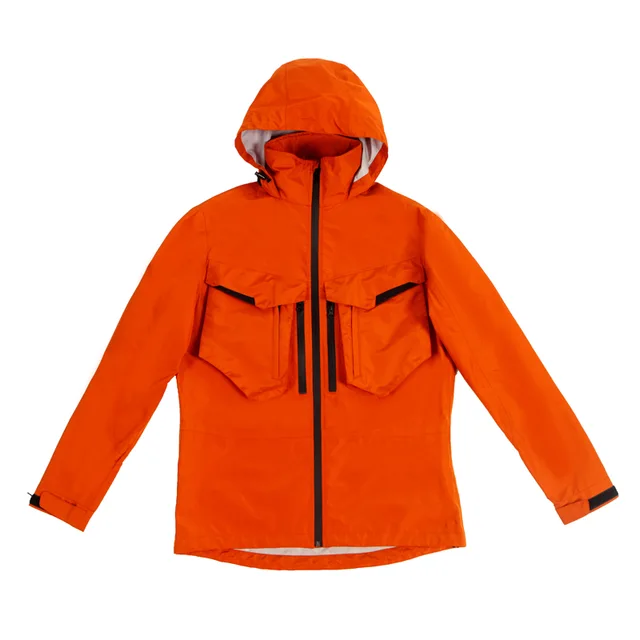 Windbreaker jacket with hood