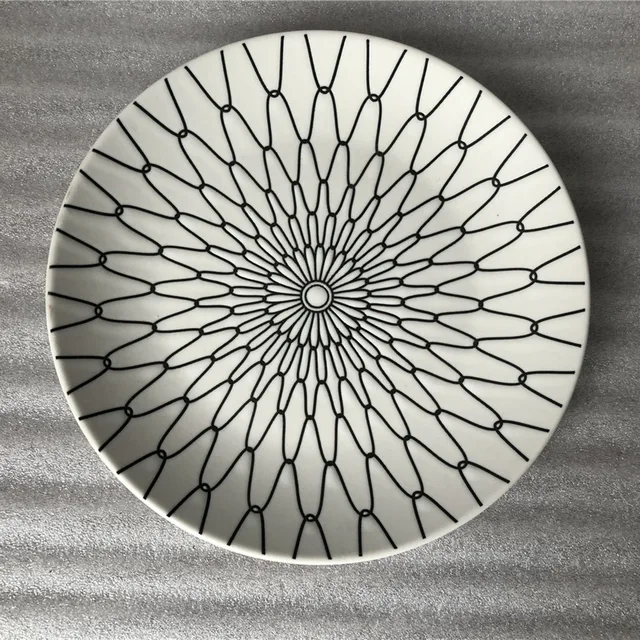 Porcelain Printed Dinner Plate