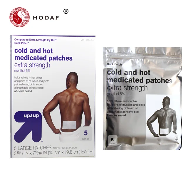 Cold and hot medicated patches