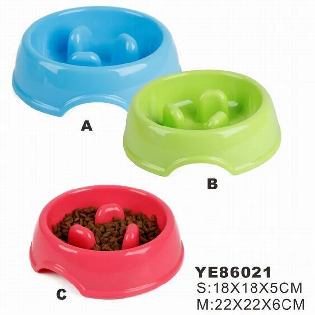 Slow feeder bowl