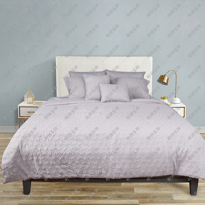 5pcs textured comforter set