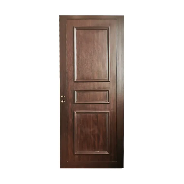 Interior big size and big outside mold waterproof,fireproof pvc laminuate construction contractor doors