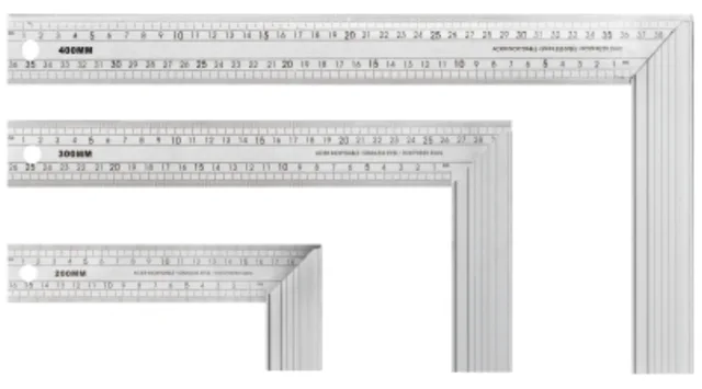 Aluminum handle try square