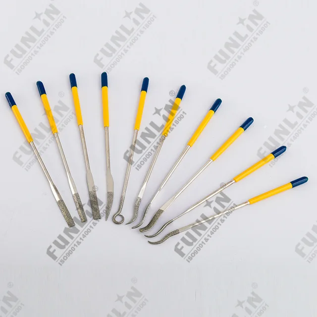 Electroplated diamond file