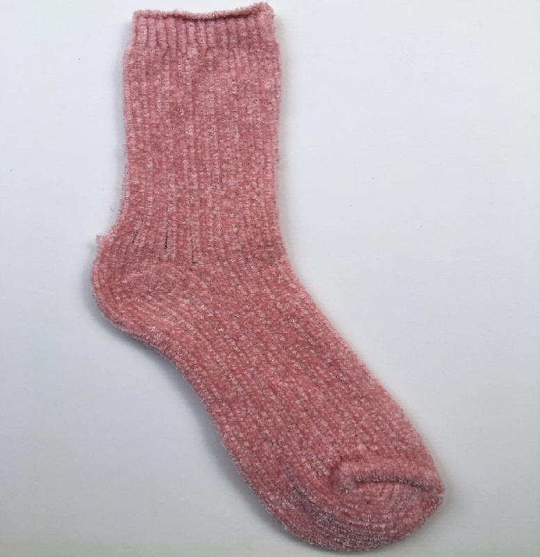 Ladies chenille socks